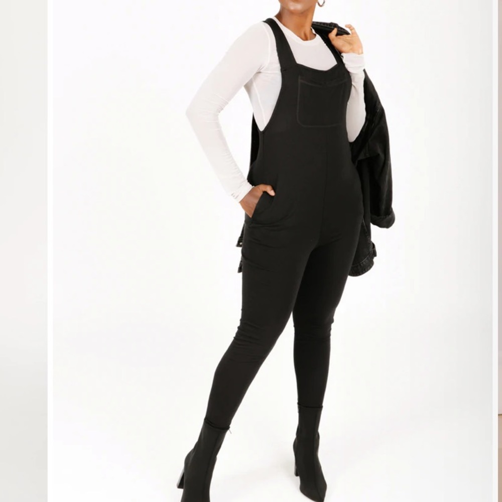 Smash + Tess Romperalls in Midnight Black